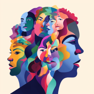 image of embracing diversity: an array of faces for inclusive marketing